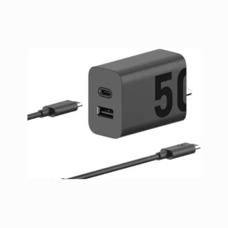 Cargador 220v Motorola 50W Cabezal C + Cable Tipo C a Tipo C
