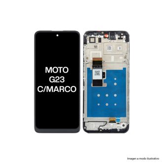 Modulo Motorola G23 Original C/ Marco Negro