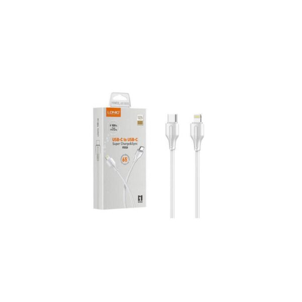Cable LDNIO Tipo C a Lightning 30W 1mt LC121l