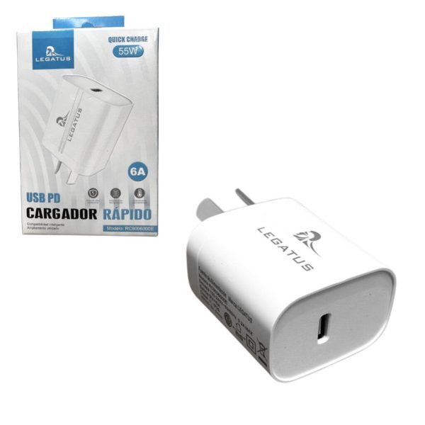 Cabezal 220v Legatus 55W Tipo C Blanco