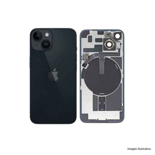 Tapa Trasera Completa Iphone 15 Plus Black