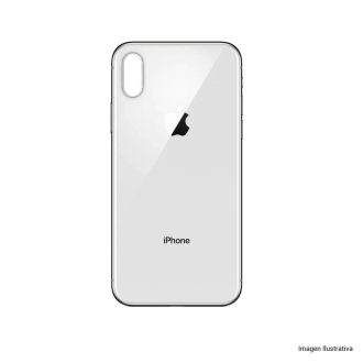 Tapa Trasera Iphone X Silver