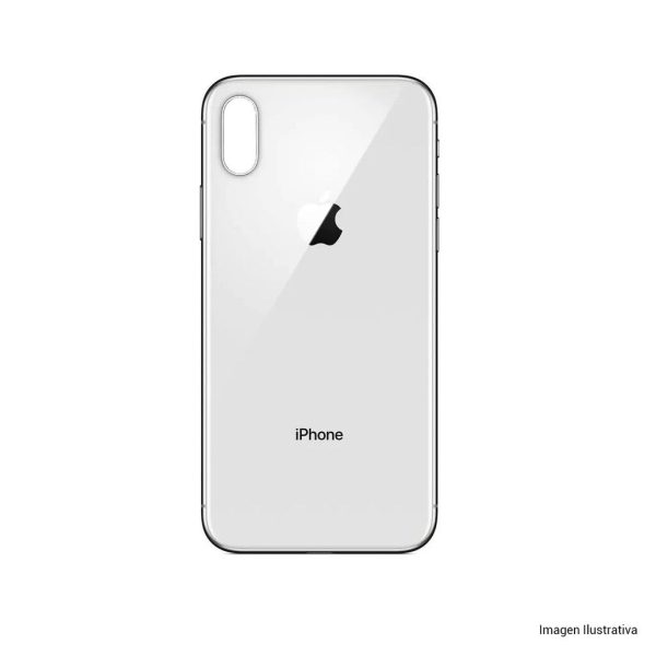Tapa Trasera Iphone X Silver