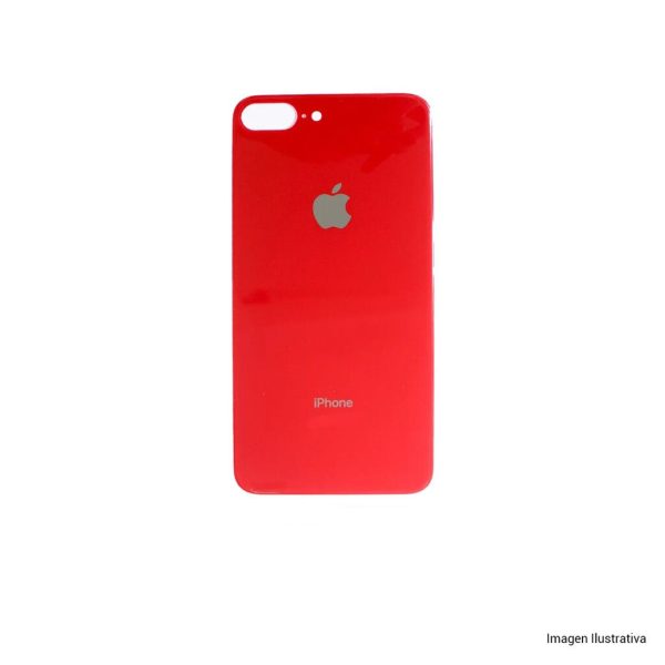 Tapa Trasera Iphone 8 Plus Red