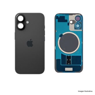 Tapa Trasera Completa Iphone 16 Plus Black