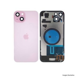Tapa Trasera Completa Iphone 15 Plus Pink