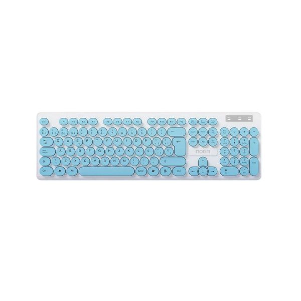 Teclado USB Noga NKB-580 Celeste